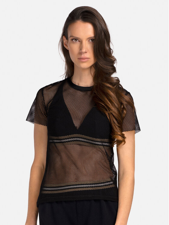 Miss Lou Miss Lou Blusa O-MM1-CZ Nero