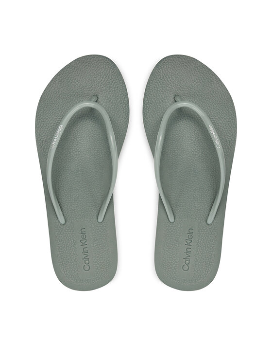 Flip flop Calvin Klein Flatform Ff Deboss Logo Tpu HW0HW01977 Verde