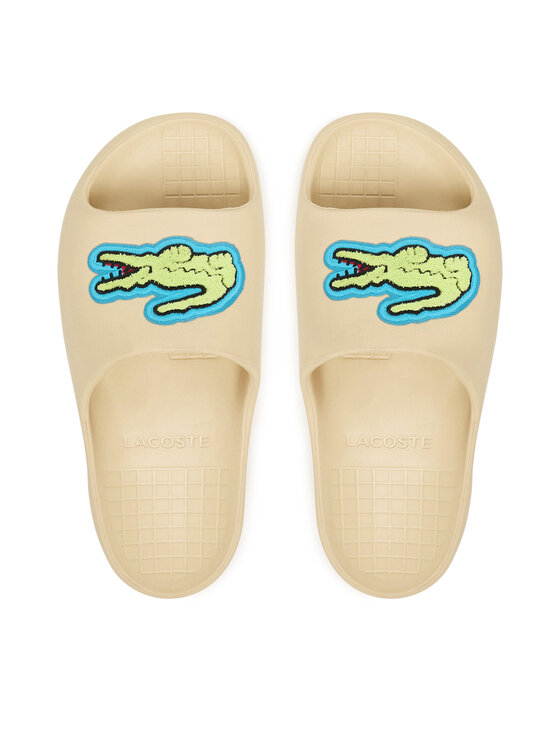 Lacoste Lacoste Παντόφλες Serve Slides 2.0 51CFA0008 2Q9 Κρεμ