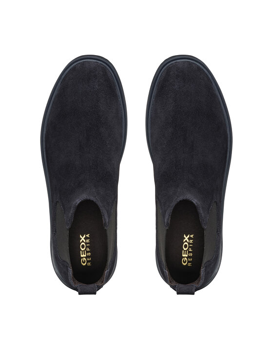 Geox Geox Kotníková obuv s elastickým prvkem U Massimiano U46H9B 00022 C4002 Tmavomodrá