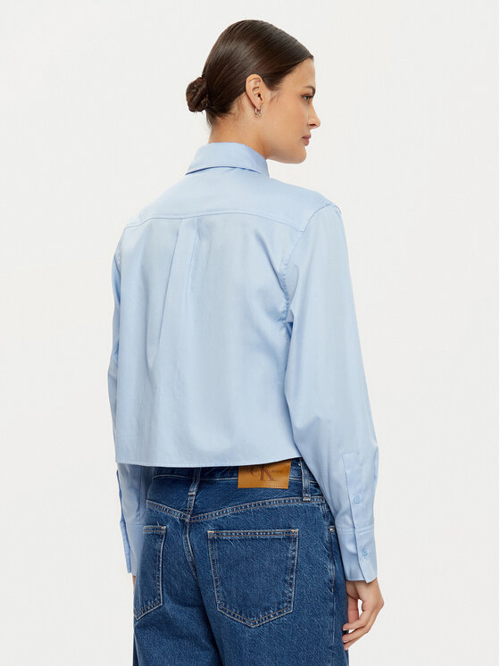 Calvin Klein Calvin Klein Camicia K20K208068 Celeste Regular Fit