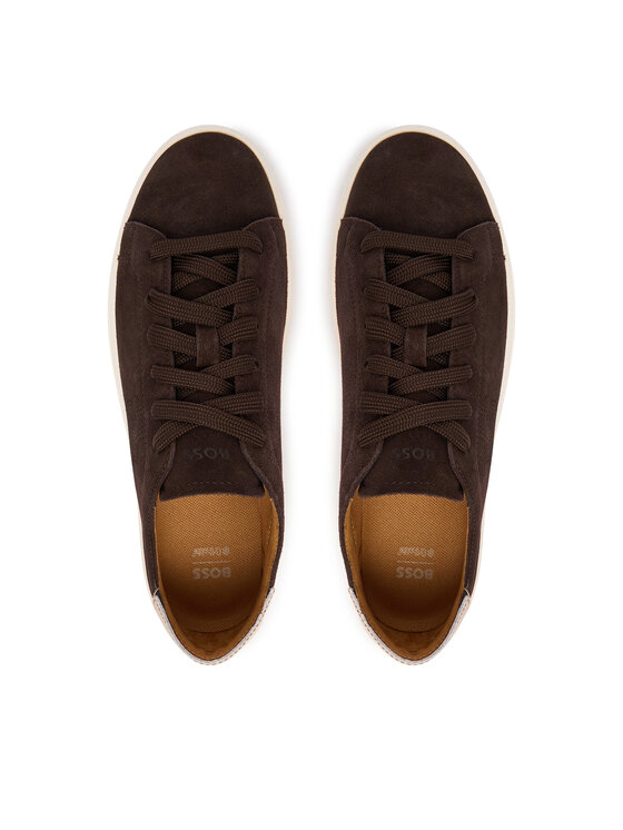 BOSS BOSS Sneakersy 50563336 Brązowy ciemny