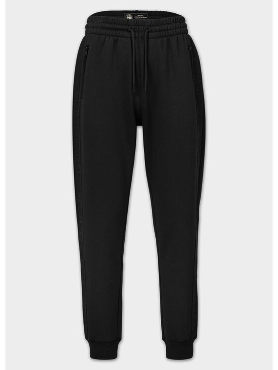 PITBULL PITBULL Spodnie dresowe ARBOR TAPE Czarny Regular Fit