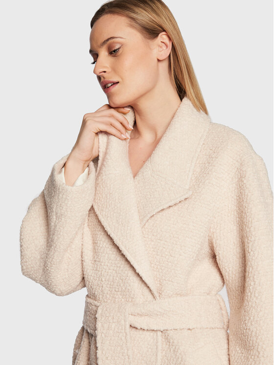 Notes Du Nord Notes Du Nord Wollmantel Enya 12981 Beige Regular Fit