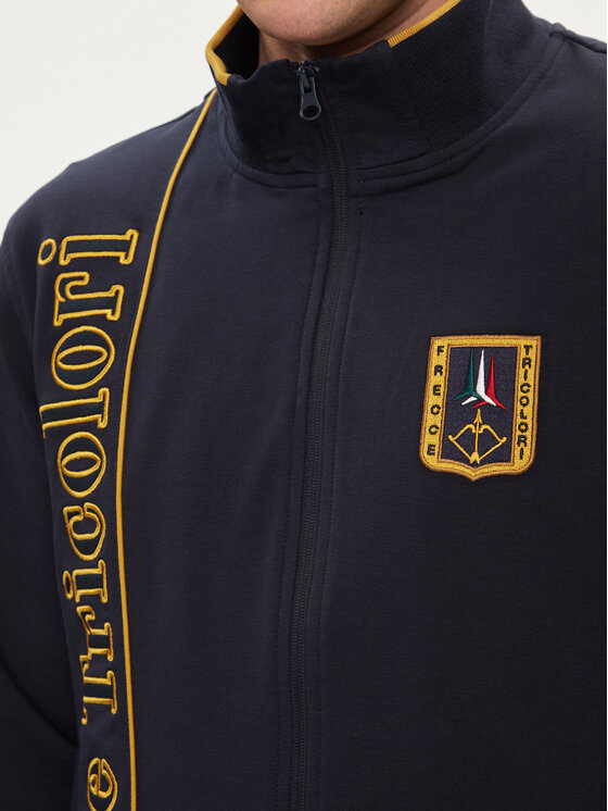Aeronautica Militare Aeronautica Militare Majica dugih rukava 241FE1872F497 Tamnoplava Regular Fit