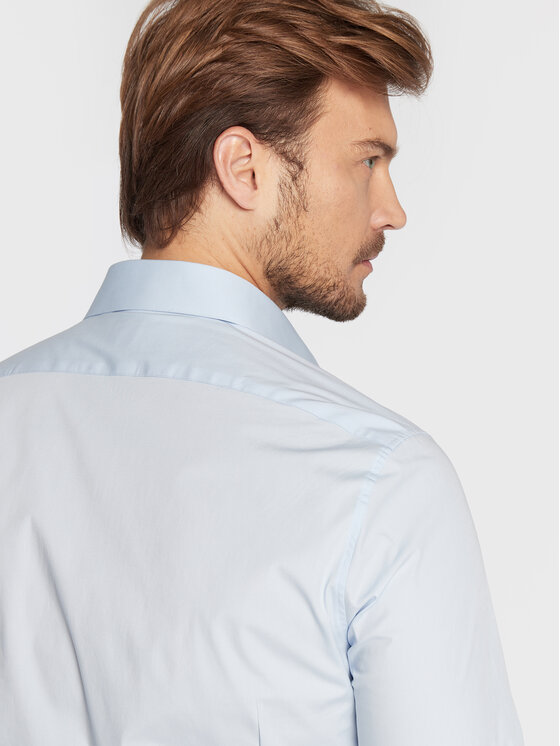Calvin Klein Calvin Klein Marškiniai K10K109509 Mėlyna Slim Fit