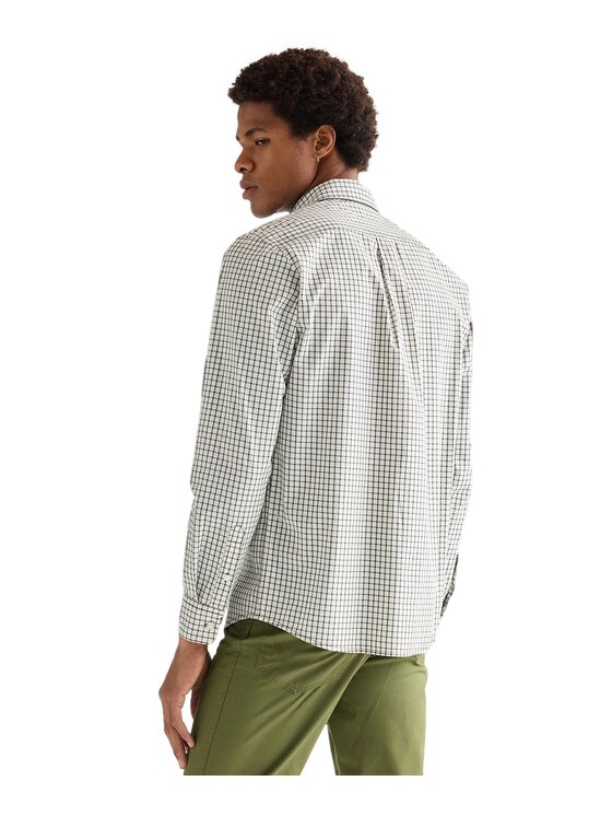 Wrangler Wrangler Koszula 112378034 Biały Regular Fit