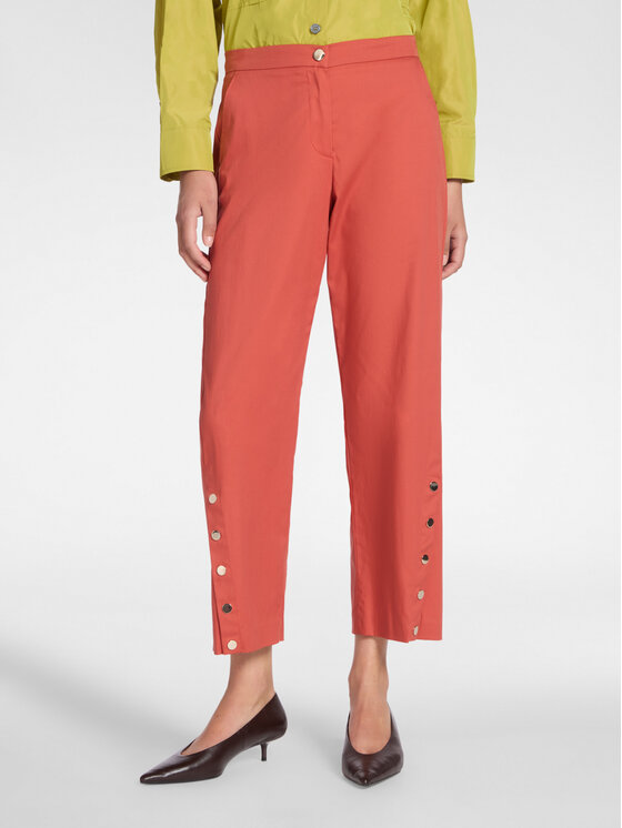 Elena Mirò Elena Mirò Pantaloni di tessuto P015P000463N027 Arancione Regular Fit