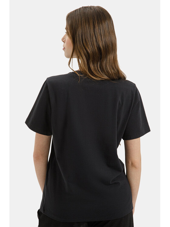 Cross Jeans Cross Jeans T-Shirt 56263-020 Czarny