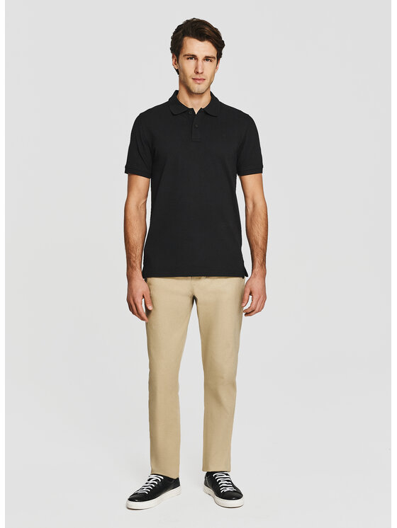 Pako Lorente Pako Lorente Polo P26SN-TX-004 Czarny Classic Fit