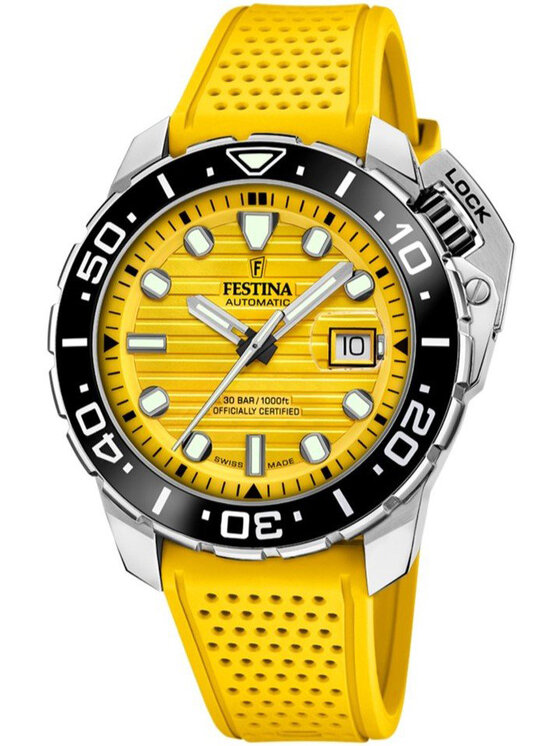 Festina Festina Zegarek F20043-1 Srebrny
