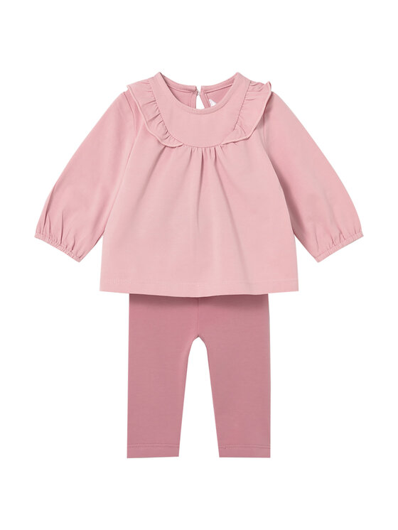 Mayoral Mayoral Completo maglietta e leggings 1741 Rosa Regular Fit