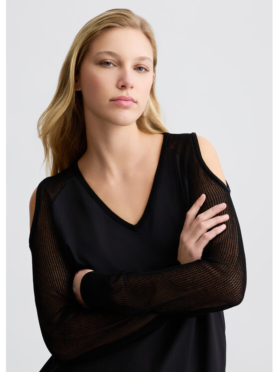 Liu Jo Liu Jo Bluza TA5070T290022222 Czarny Regular Fit