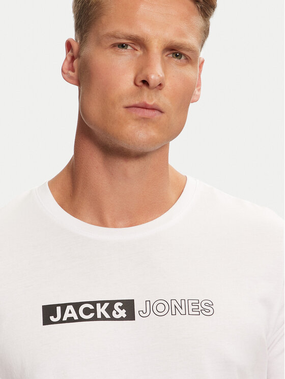 Jack&Jones Jack&Jones T-Shirt Corp 12233999 Λευκό Standard Fit