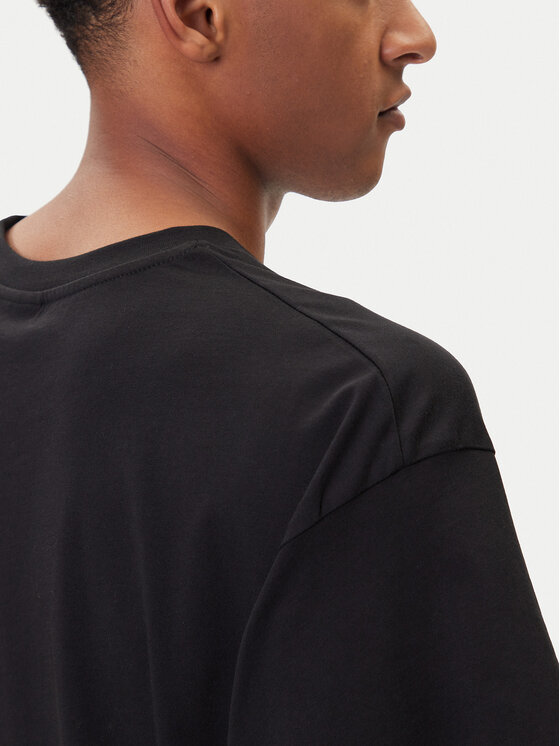 Plein Sport Plein Sport Majica FAEC MTK8354 STE001N Črna Loose Fit