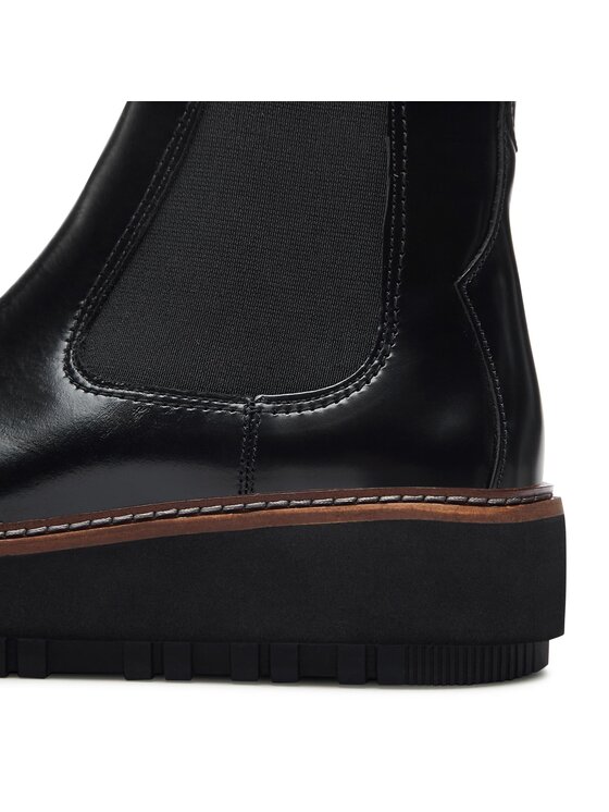 Clarks Clarks Kotníková obuv s elastickým prvkem Orianna W Up 261748214 Černá
