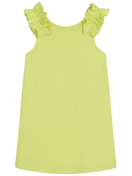 Vestito da giorno U12797 Giallo Regular Fit