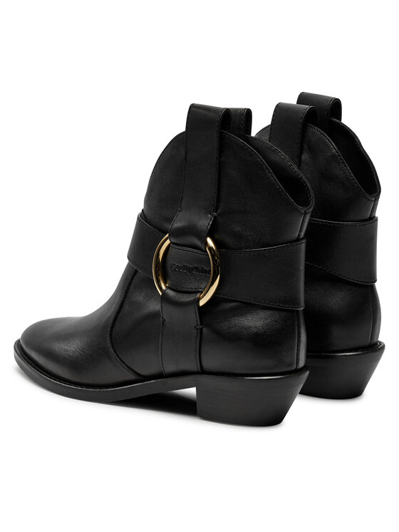 See By Chloé See By Chloé Western csizmák New Ring SB43000A Fekete