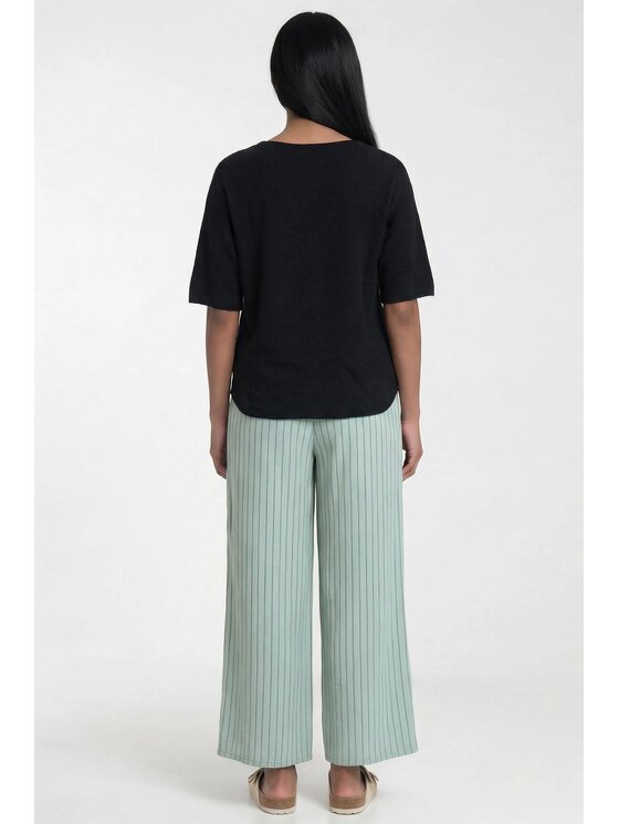 FIGL FIGL Svetr M1319 Černá Regular Fit