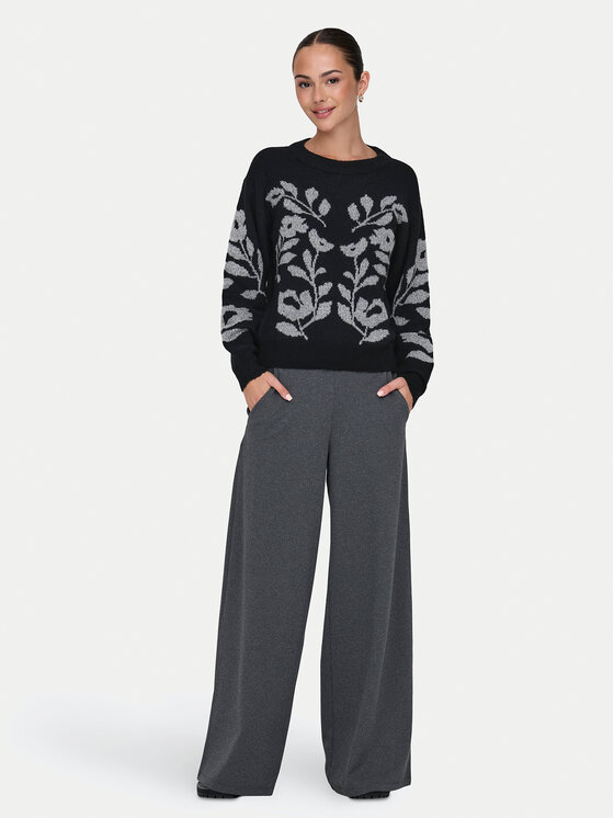 JDY JDY Pulover Helga 15335460 Negru Regular Fit