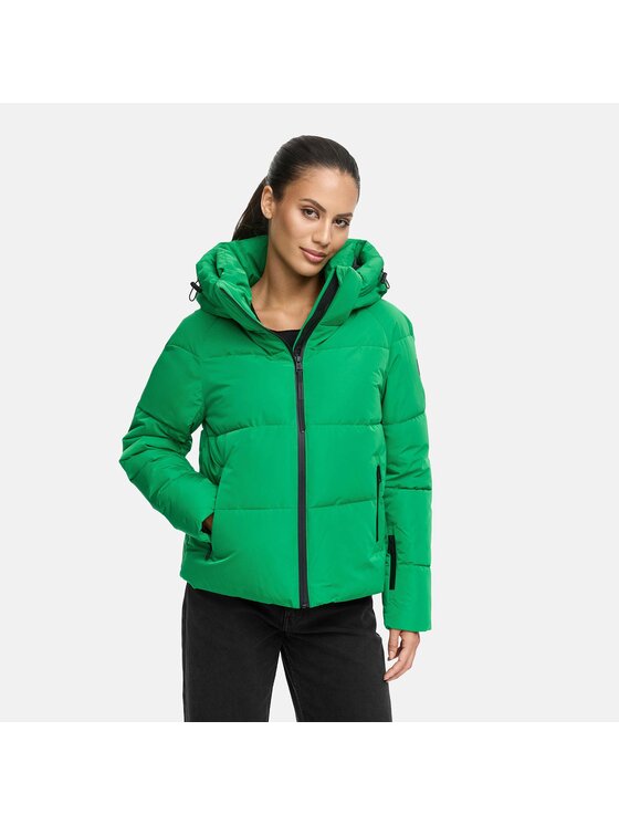 Navahoo Navahoo Kurtka zimowa Frostherz Zielony Regular Fit