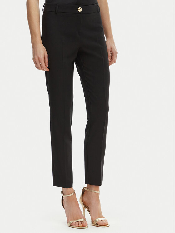 Rinascimento Rinascimento Pantaloni di tessuto CFC0128650003 Nero Regular Fit