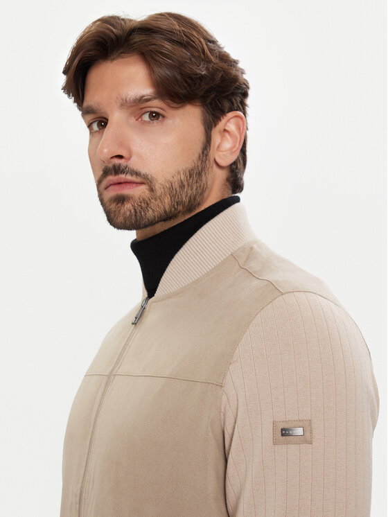 Bugatti Bugatti Bomber-jakk 7600-75527C Beež Regular Fit