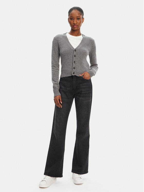 AMI Paris AMI Paris Kardigán FKC127.005 Szürke Regular Fit