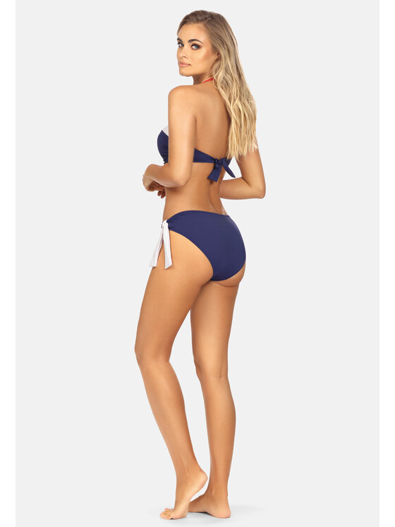 Miss Lou Miss Lou Bikini ML038 Blu scuro