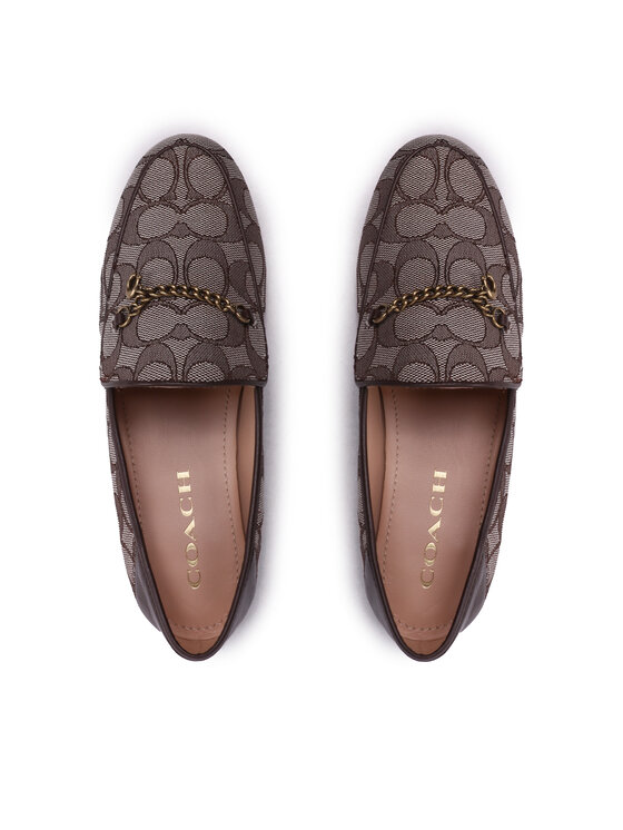 Coach Coach Loaferice Hanna Textured Jacq CC888 Smeđa