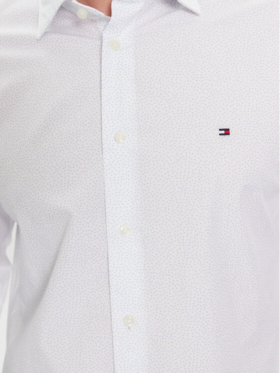 Tommy Hilfiger Tommy Hilfiger Koszula MW0MW34018 Biały Regular Fit