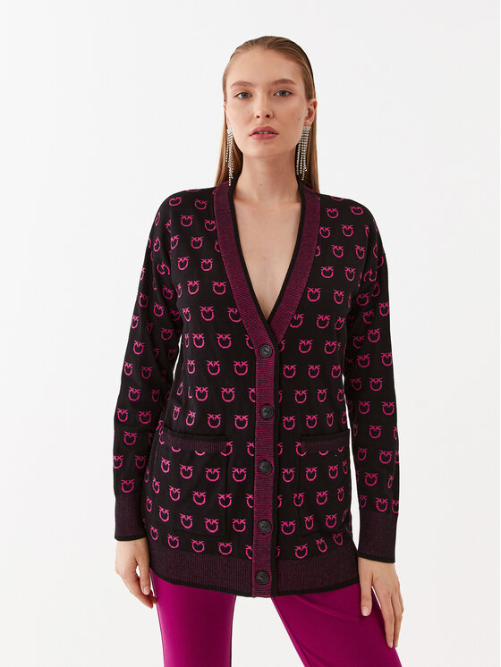 PINKO Pinko Kardigan 101562 A112 Crna Regular Fit
