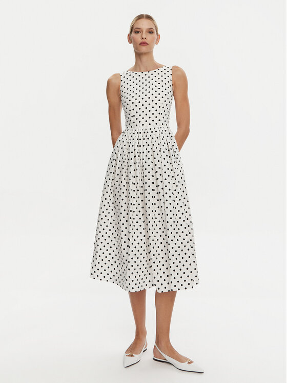 Dolce&Gabbana Dolce&Gabbana Kasdieninė suknelė F6JHVT HS5R7 Balta Regular Fit