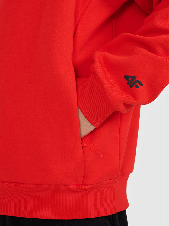 4F 4F Bluza FOB Czerwony Loose Fit