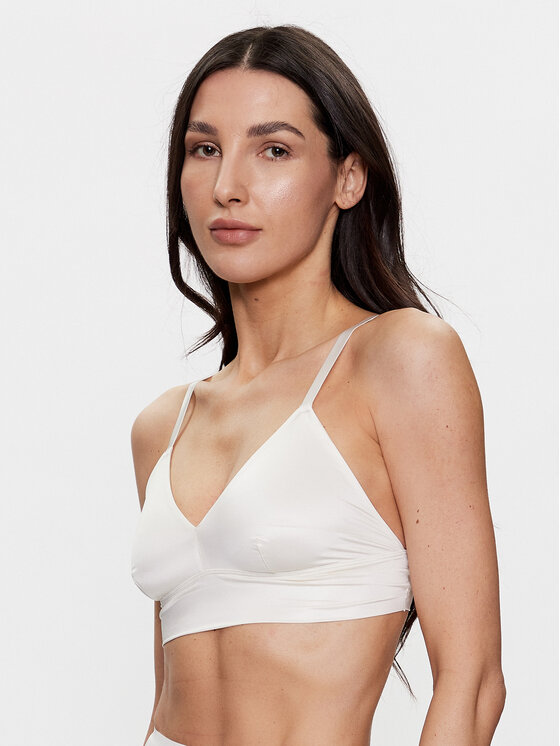 SPANX Podprsenka Bralette Shaping Satin 30065R Biela