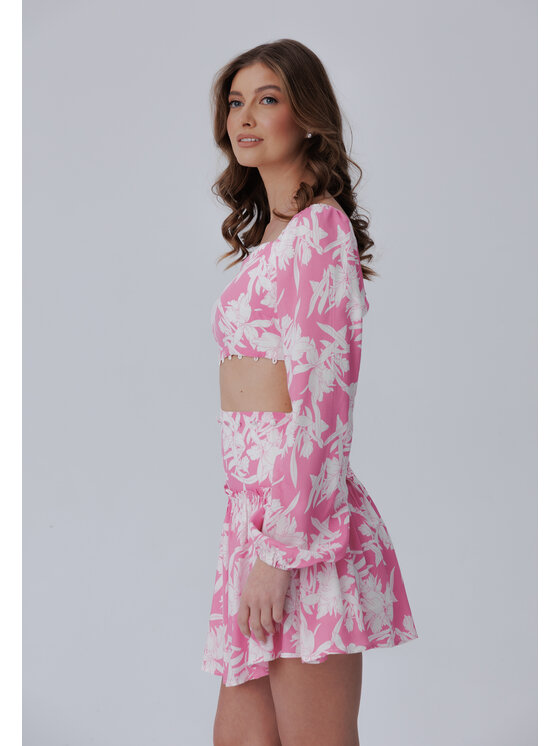 LAURELLA LAURELLA Sukienka codzienna 4SS215 Różowy Regular Fit