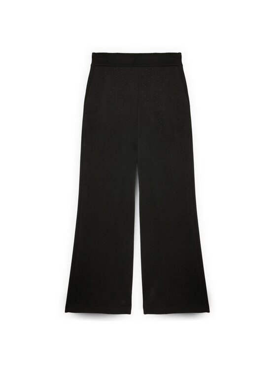 Fiorella Rubino Fiorella Rubino Pantaloni di tessuto P019L002330N033 Nero Flared Fit
