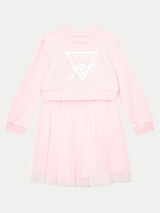 Guess Guess Hétköznapi ruha K4YK09 KB8R0 Rózsaszín Regular Fit