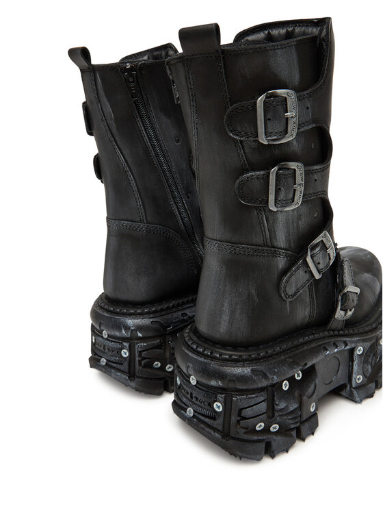 NEW ROCK NEW ROCK Čizme M-373SC-C1 Siva