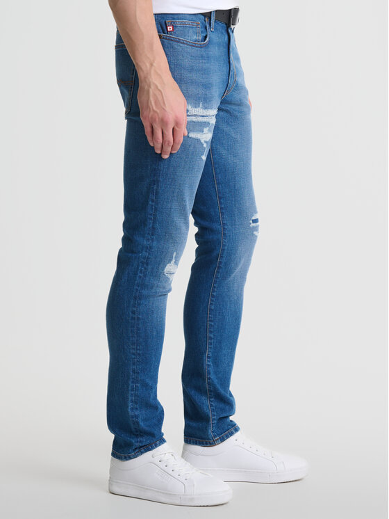 BIG STAR BIG STAR Jeansy DERIC Niebieski Skinny Fit