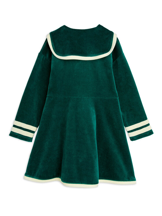 MINI RODINI MINI RODINI Sukienka codzienna Sailor 2515010975 Zielony Regular Fit