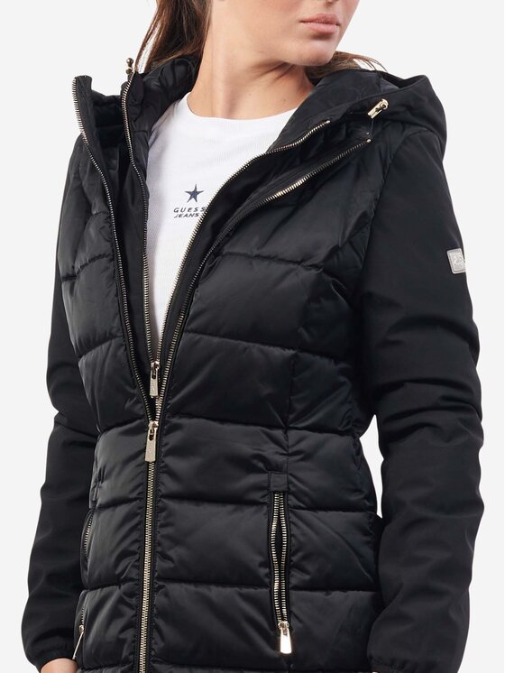 Yes Zee Yes Zee Giubbotto piumino giubbino donna Nero Regular Fit