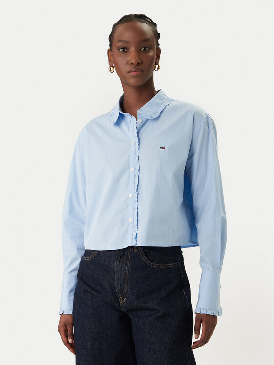 Tommy Jeans Tommy Jeans Särk DW0DW22767 Sinine Relaxed Fit