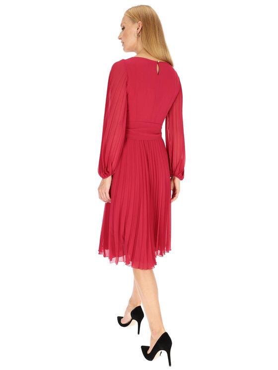 Potis & Verso Potis & Verso Sukienka elegancka Mistic Różowy Slim Fit