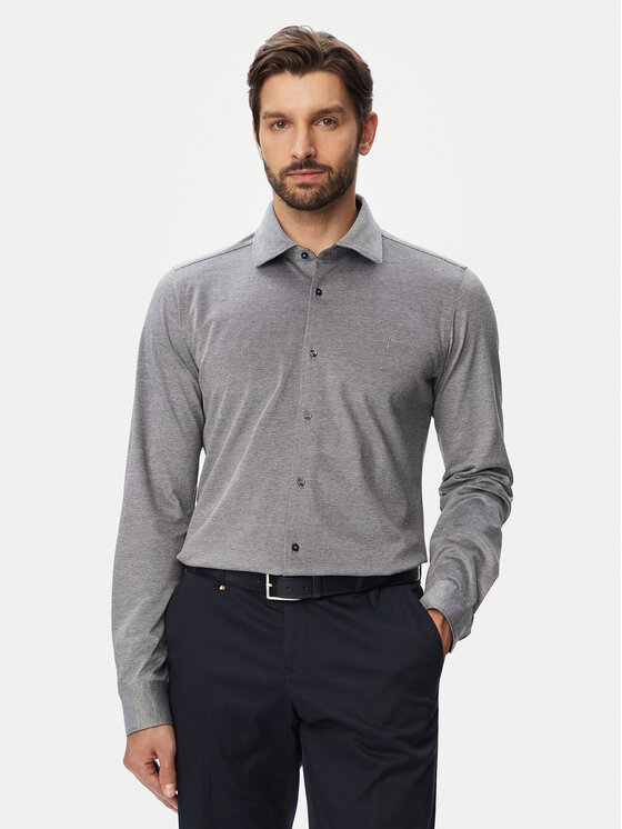 JOOP! JOOP! Πουκάμισο Jsh-275Phil-Jk 30103980 Γκρι Regular Fit