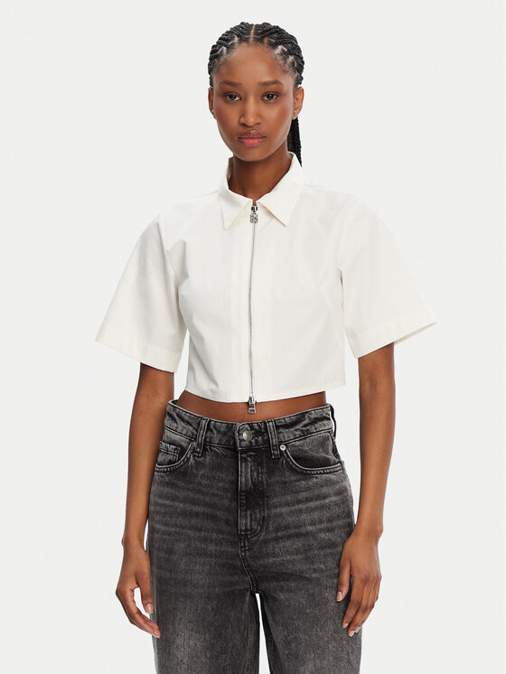 HUGO HUGO Ing Evianne 50531546 Fehér Regular Fit