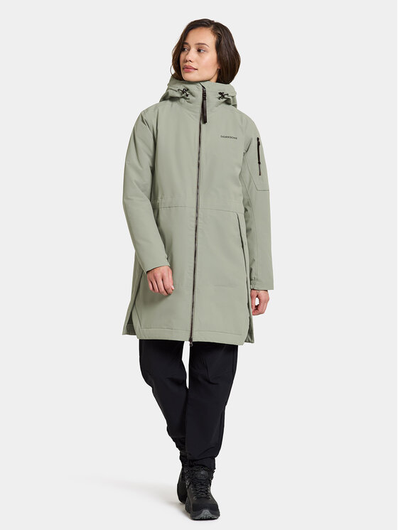 Didriksons Didriksons Parka Ella Wns Parka 2 504835 Zöld Regular Fit