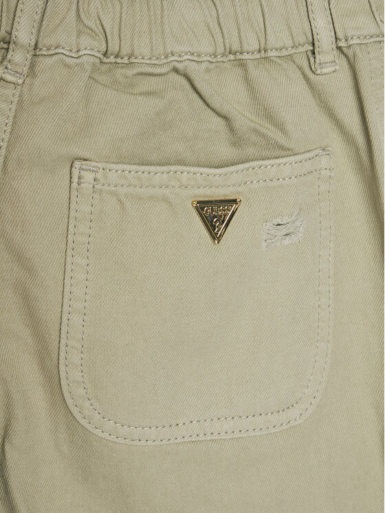 Guess Guess Szorty materiałowe J5GD29 WH6L0 Beżowy Regular Fit