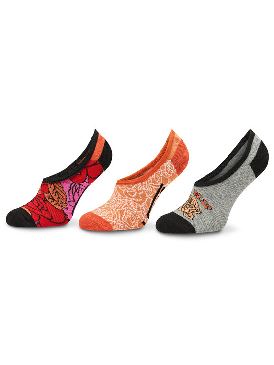Set de 3 perechi de șosete scurte pentru copii Vans Rose Tie Dye Colorat