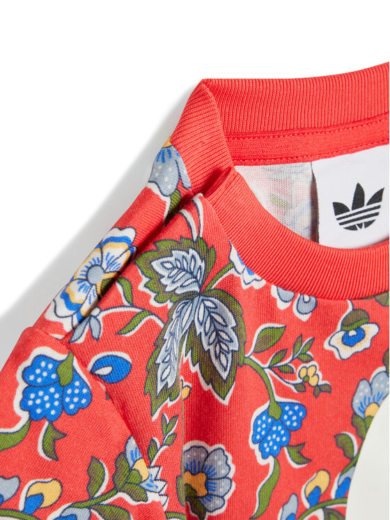 adidas adidas Komplet majica in kratke hlače Liberty London JY3016 Rdeča Regular Fit